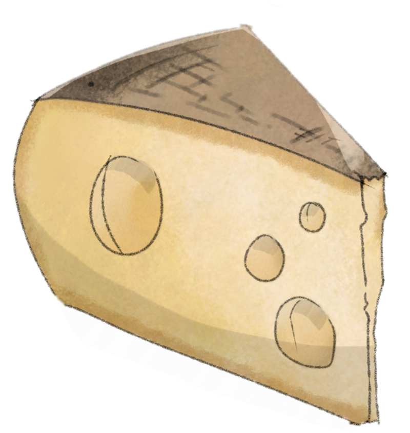 Illustration Käse