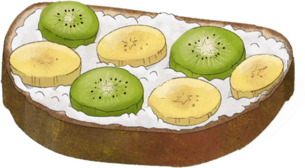 Kiwi bananen Brot