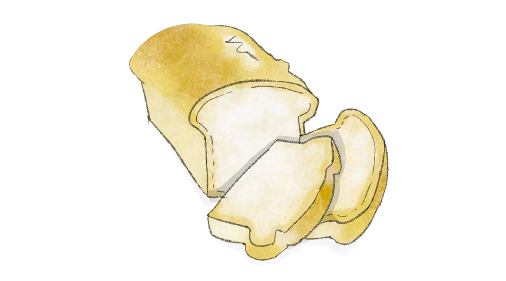 Illustration Toastbrot